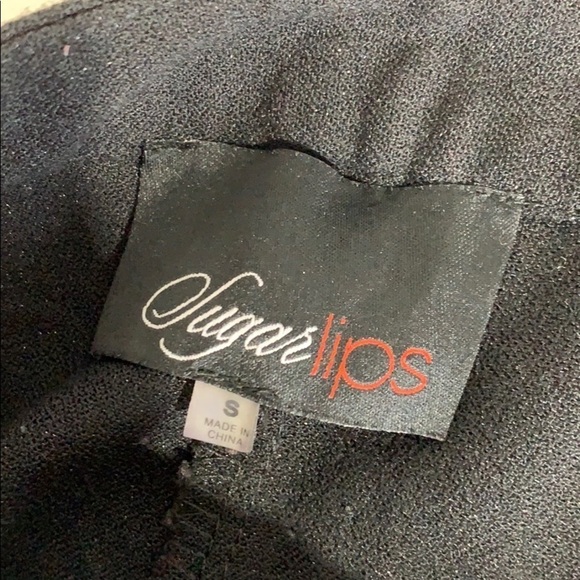 Boutique micro mini Black short shorts faux snakeskin detail nightlife small - Picture 4 of 5